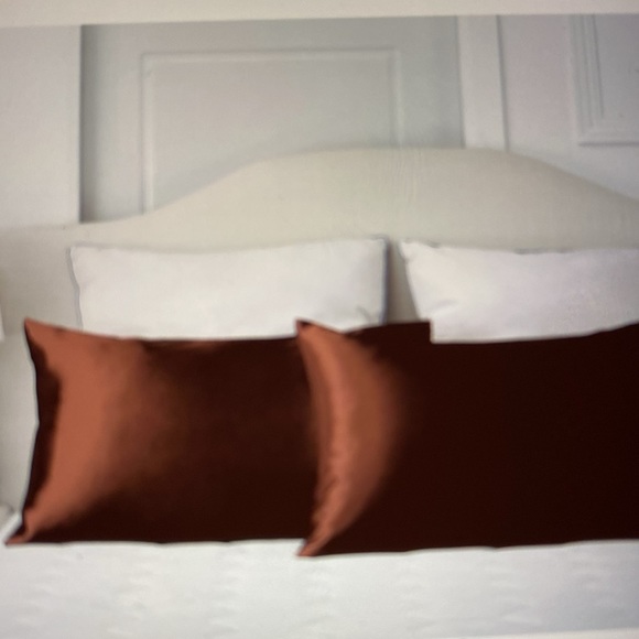 Bedding 4 Homes 2 Pieces Satin Pillowcases - Gray - Picture 8 of 8